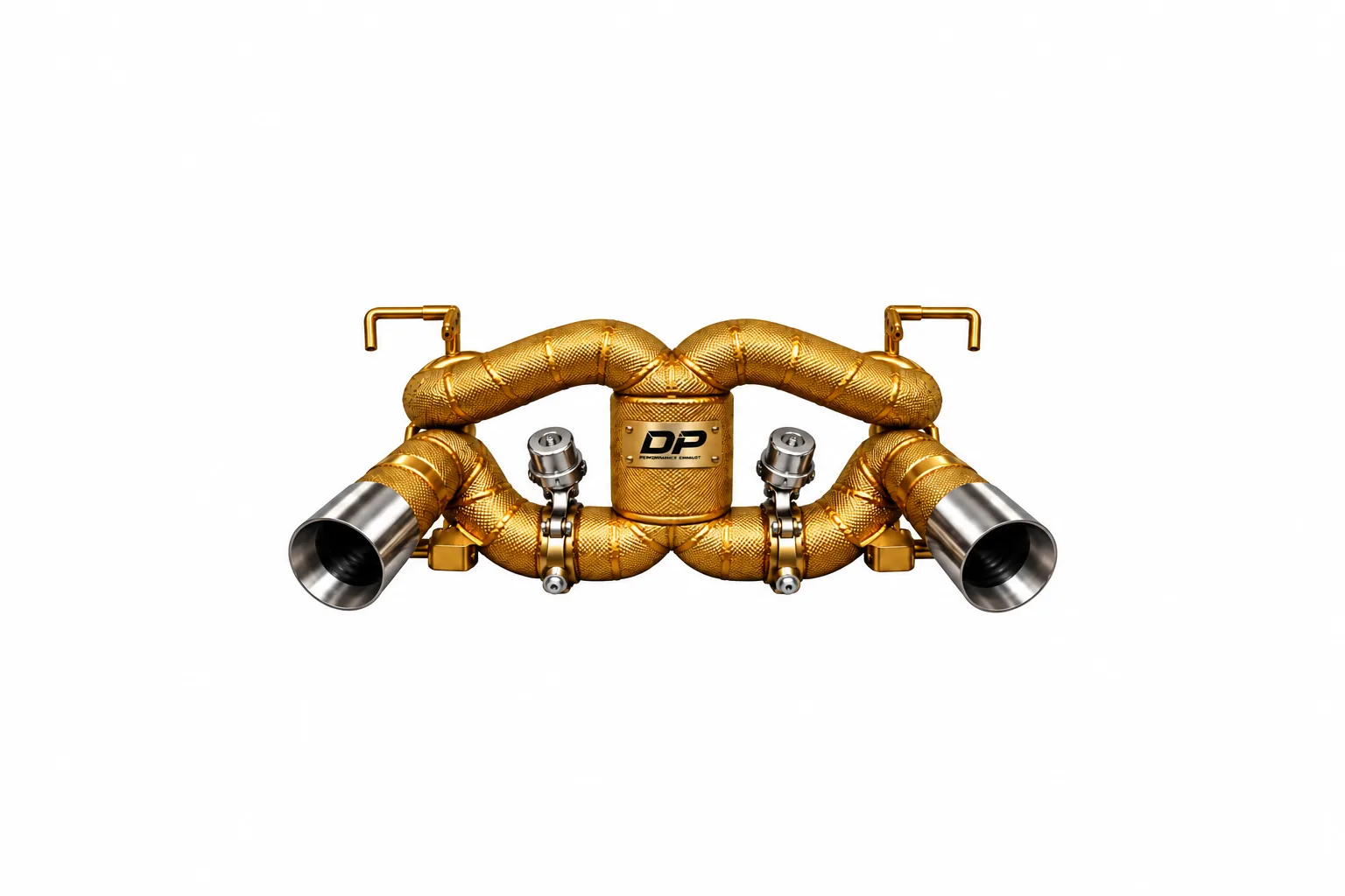 LAMBORGHINI SVJ LP770 gold heat shielded catback 
