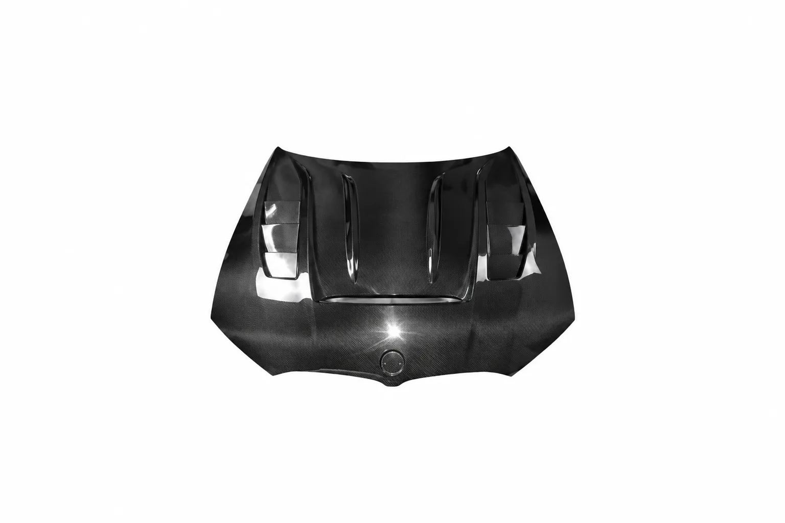  BMW 3 Series G20 CS Style Engine Cover Real Carbon Fiber Car Hood Bonnet Cover with Vents 2